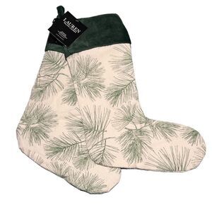 Ralph Lauren Blue Spruce Christmas Stockings